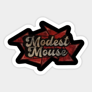 Modest Mouse - Red Diamond Sticker